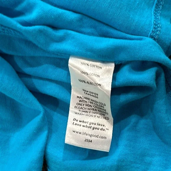 Life Is Good T-shirt Tee Womens V-Neck Size XXL - Picture 12 of 12